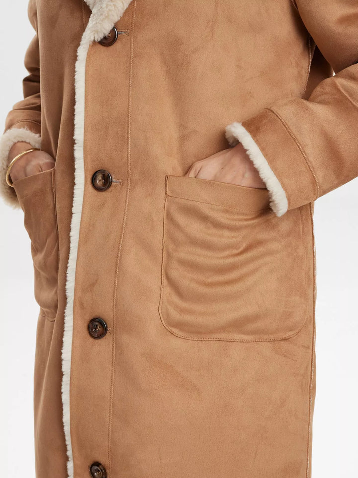 Elliot Reversible Coat - Cognac - Yttertøy - Helt Dilla AS