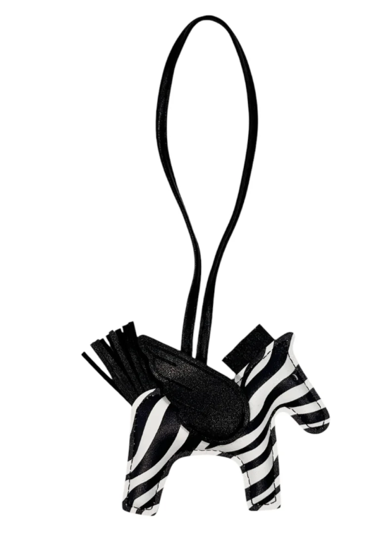 Pony Bag Charm - zebra