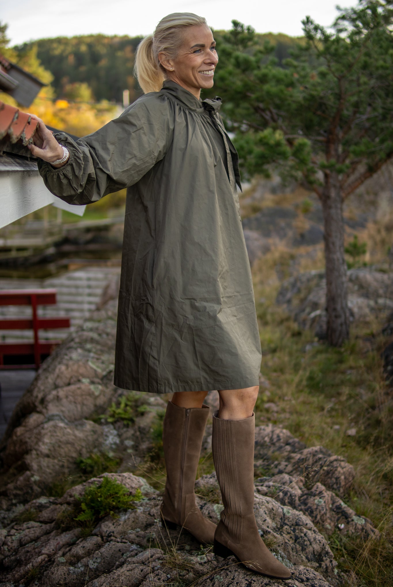 Kjole Taft Light - dark camo - Kjoler - Helt Dilla AS