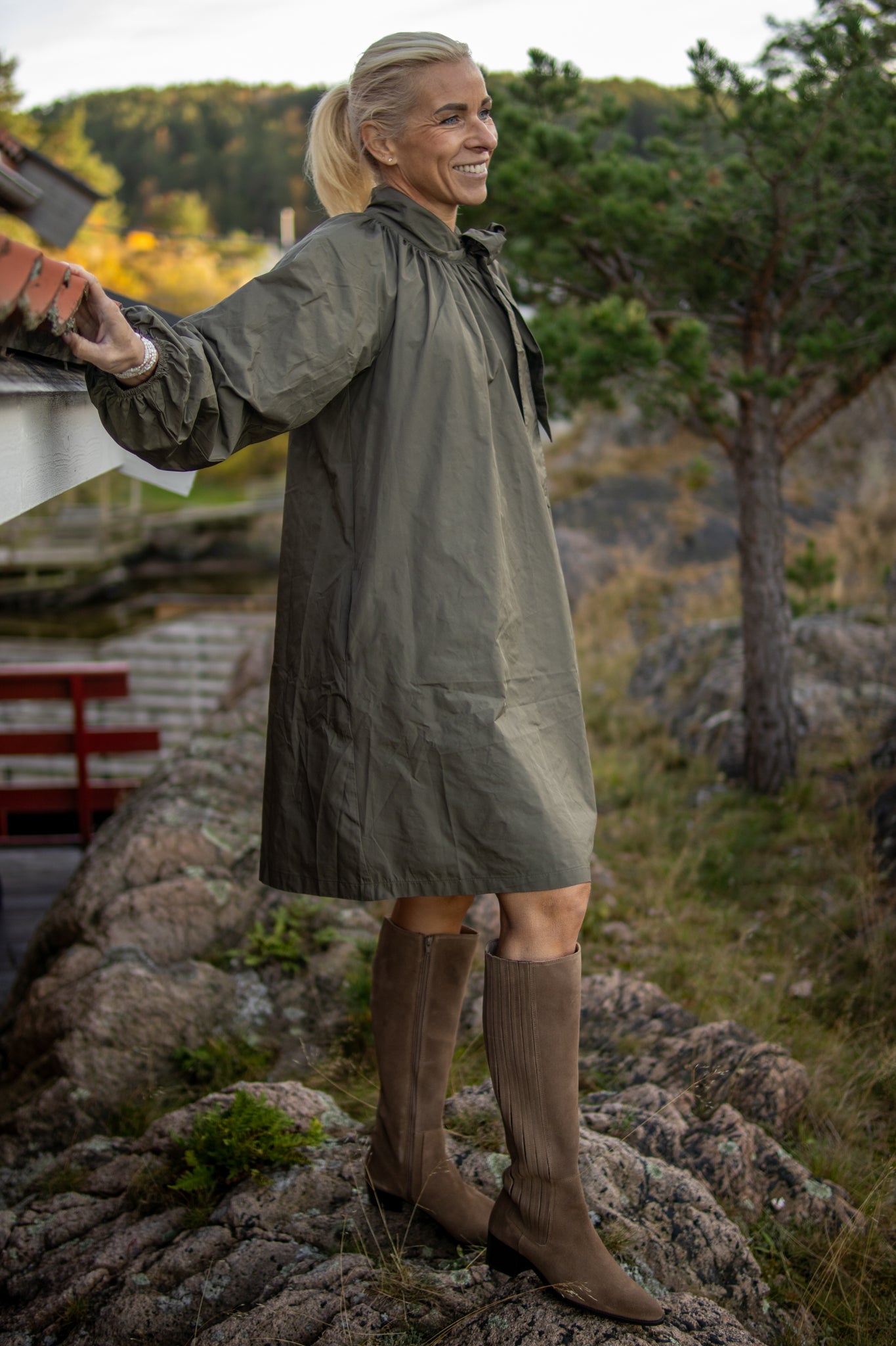 Kjole Taft Light - dark camo - Kjoler - Helt Dilla AS