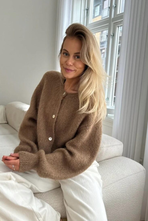 Ida Cardigan - Camel - Cardigans - Helt Dilla AS