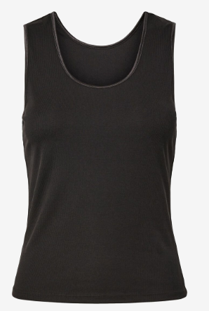 YasPaloma Tank Top - black - Genser - Helt Dilla AS