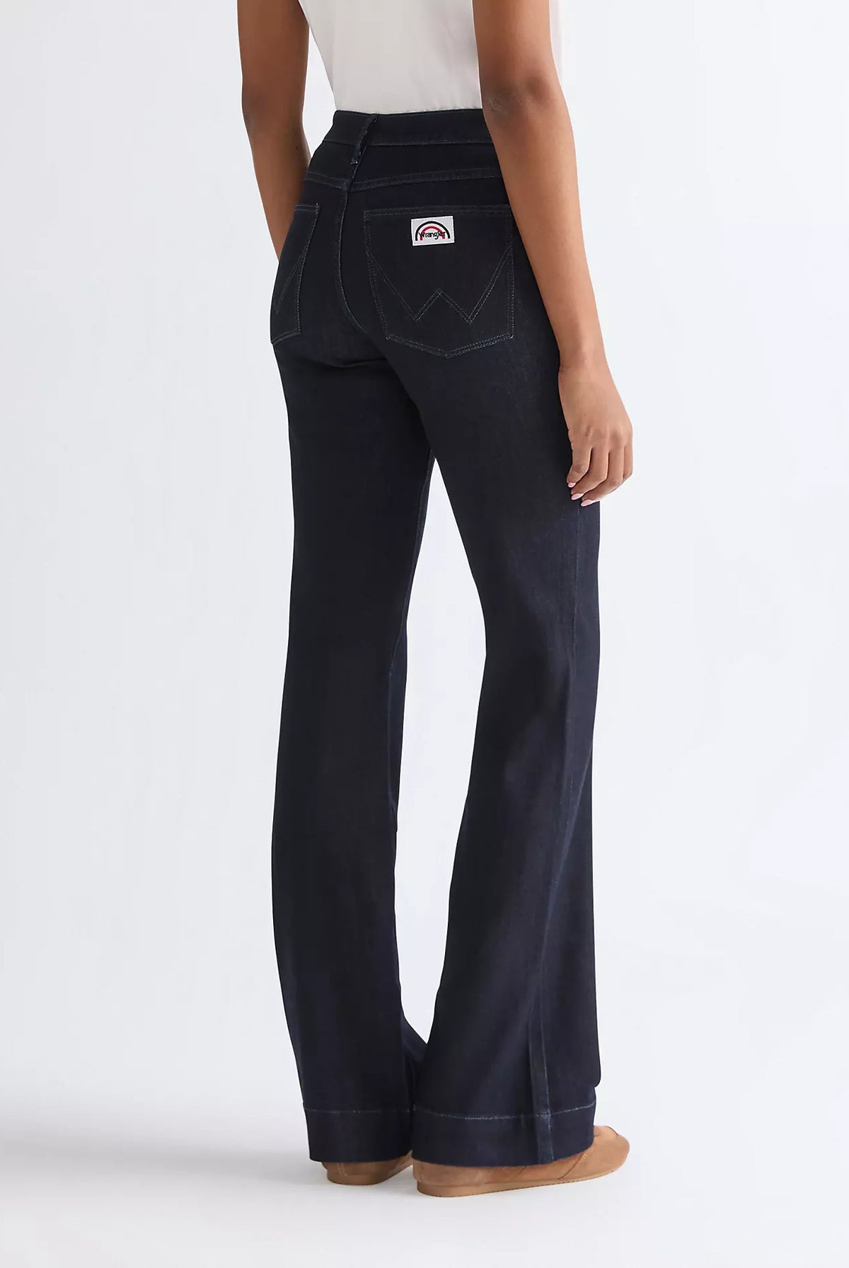 Wrangler flare soft moonlight - Bukser - Helt Dilla AS