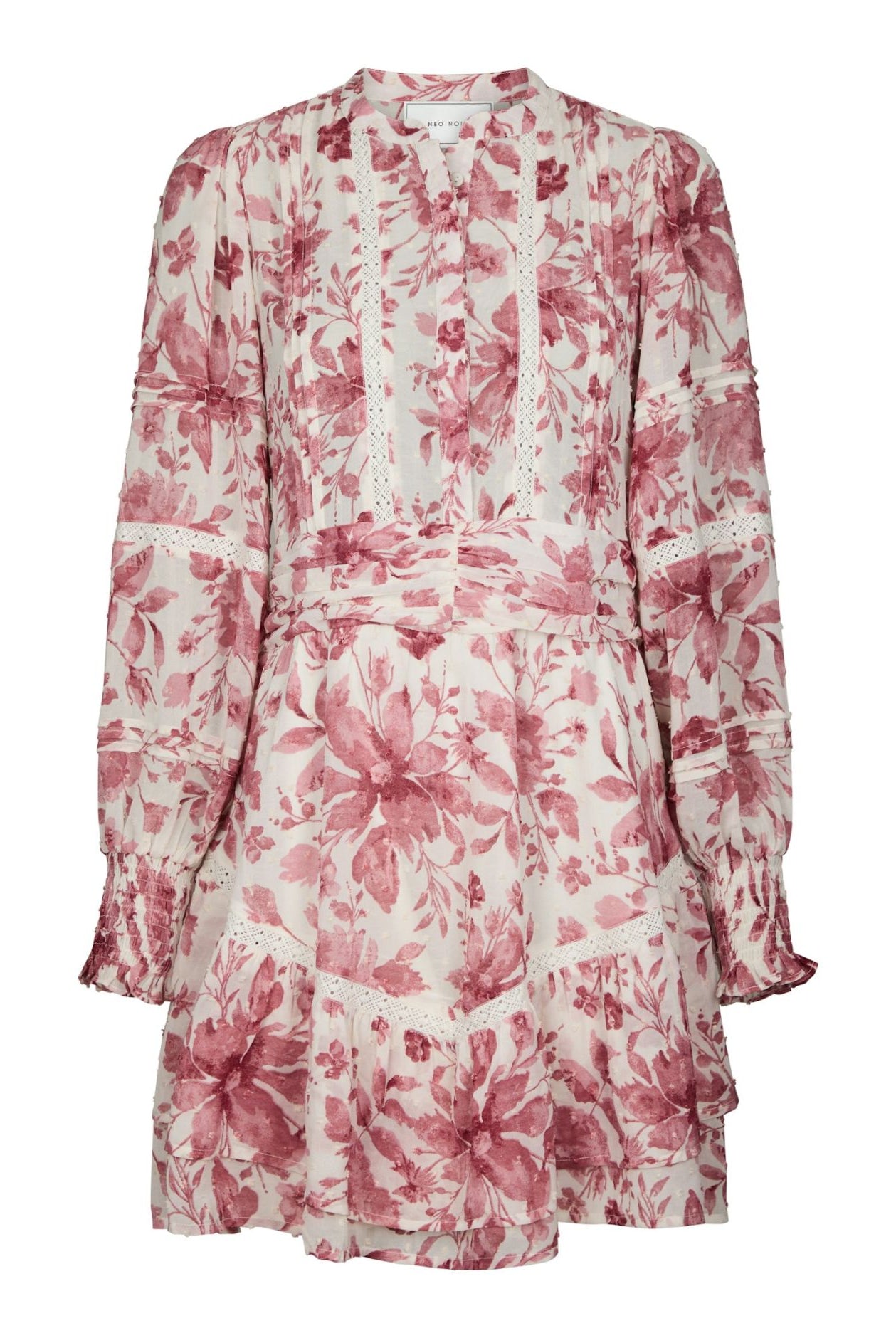 Roberta Flower Print Dress - Evening Rose - Kjoler - Helt Dilla AS