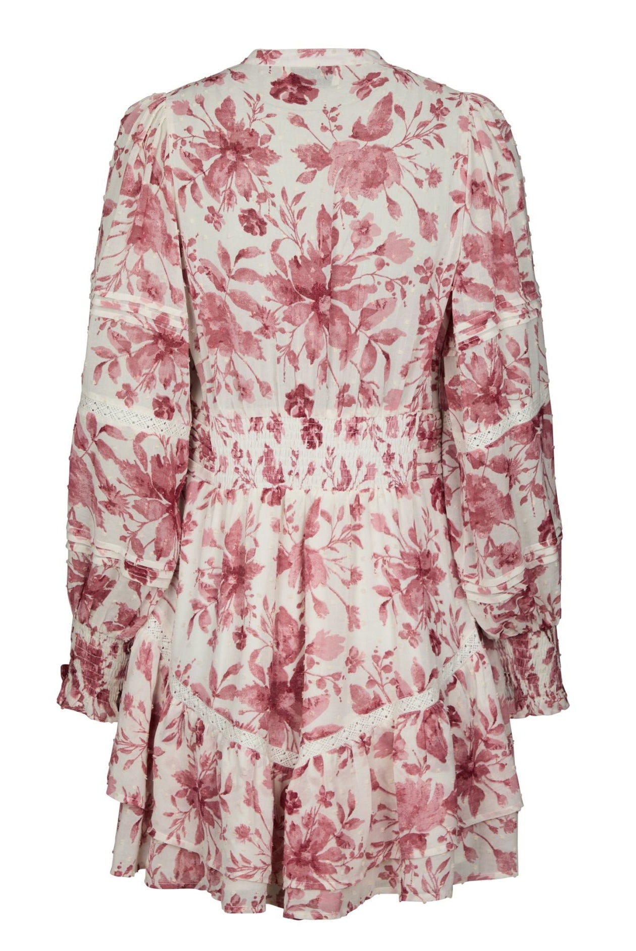 Roberta Flower Print Dress - Evening Rose - Kjoler - Helt Dilla AS