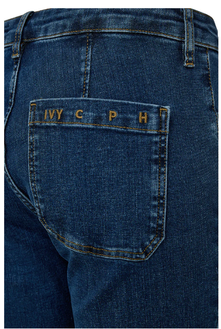 Charlotte Jeans - Wash Undone Mid Indigo - Jeans - Helt Dilla AS