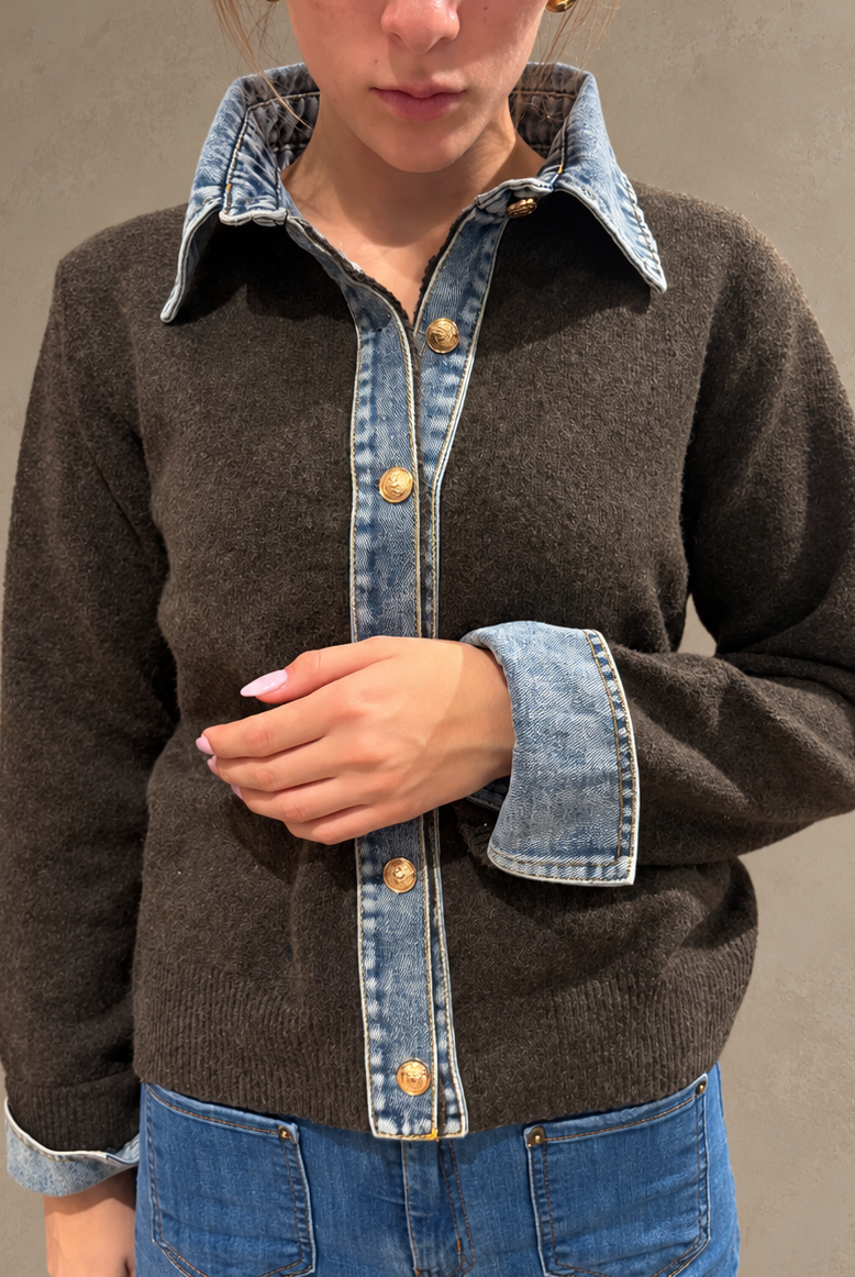 Luzabelle Cardigan - Marron - Cardigans - Helt Dilla AS