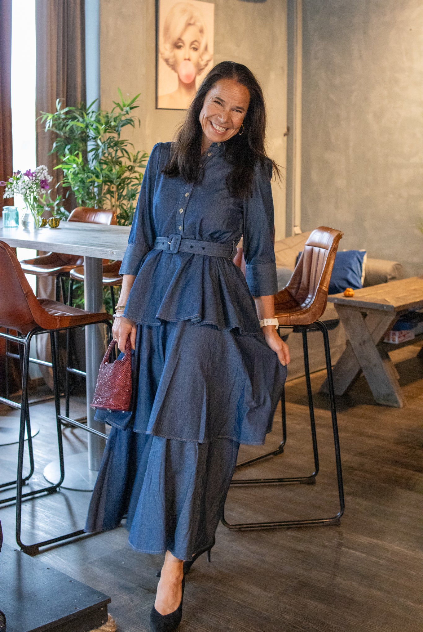 Denim Shirt Dress - Kjoler - Helt Dilla AS