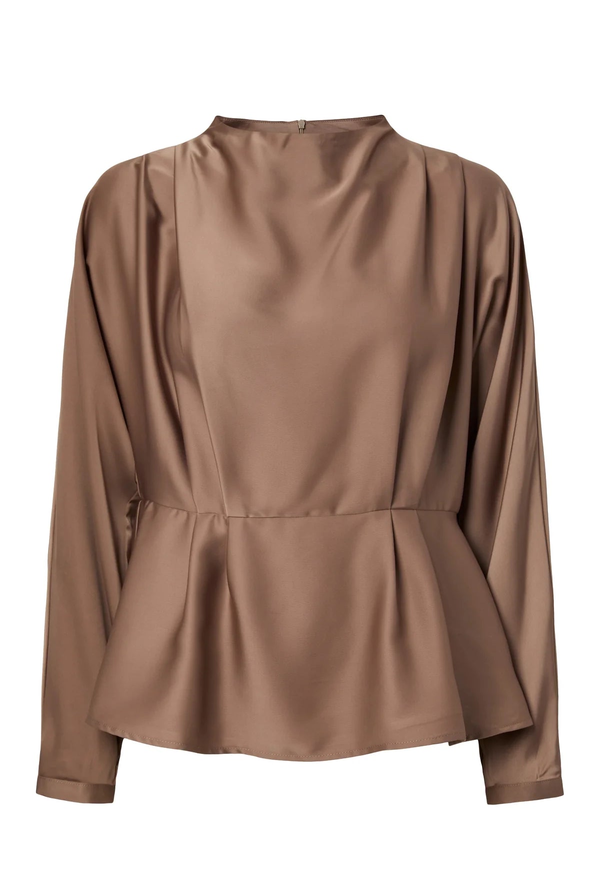 YasPella LS Funnel neck top - fungi - Bluser - Helt Dilla AS