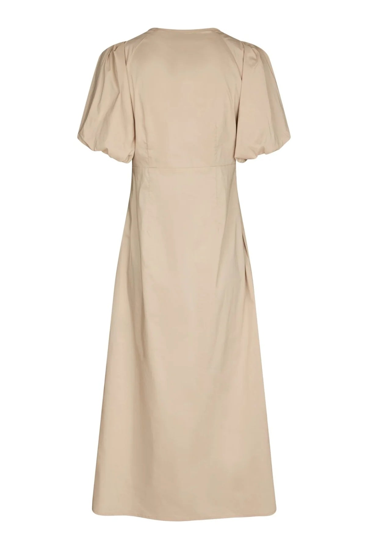 Illana Poplin Dress - Dark Sand - Kjoler - Helt Dilla AS