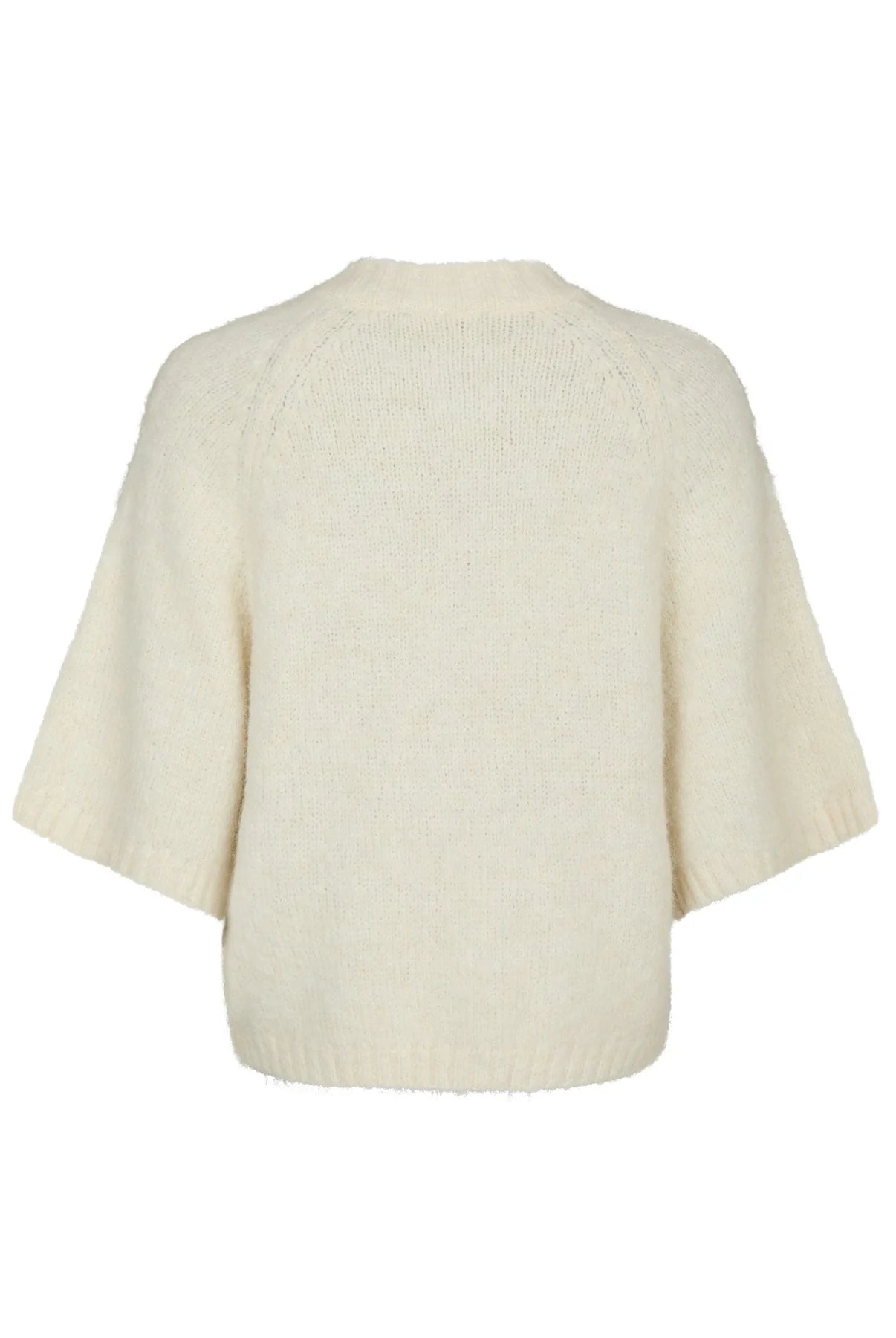 Benuta Fluffy Knit Cardigan - Off-White - Cardigans - Helt Dilla AS