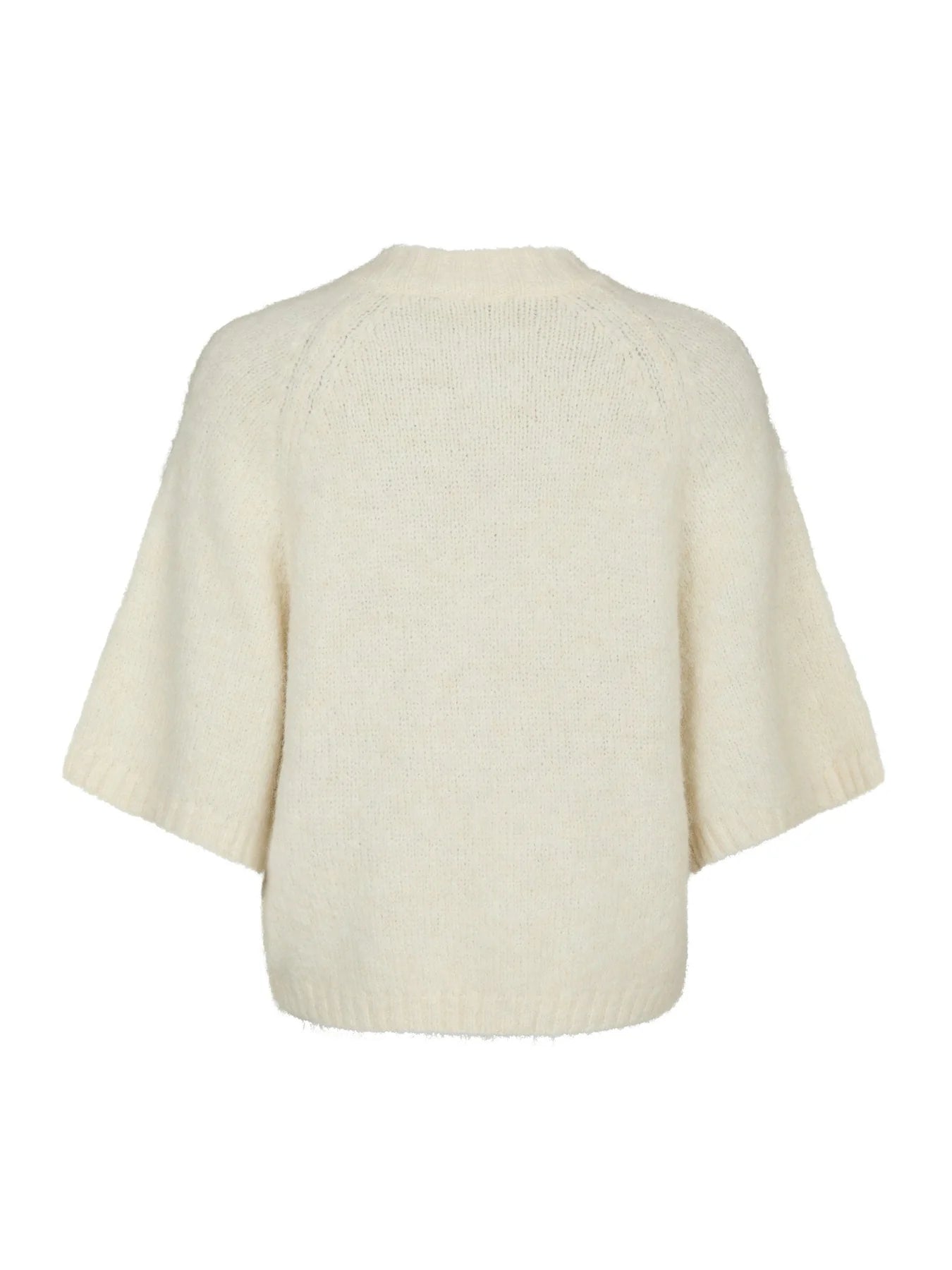 Benuta Fluffy Knit Cardigan - Off-White - Cardigans - Helt Dilla AS