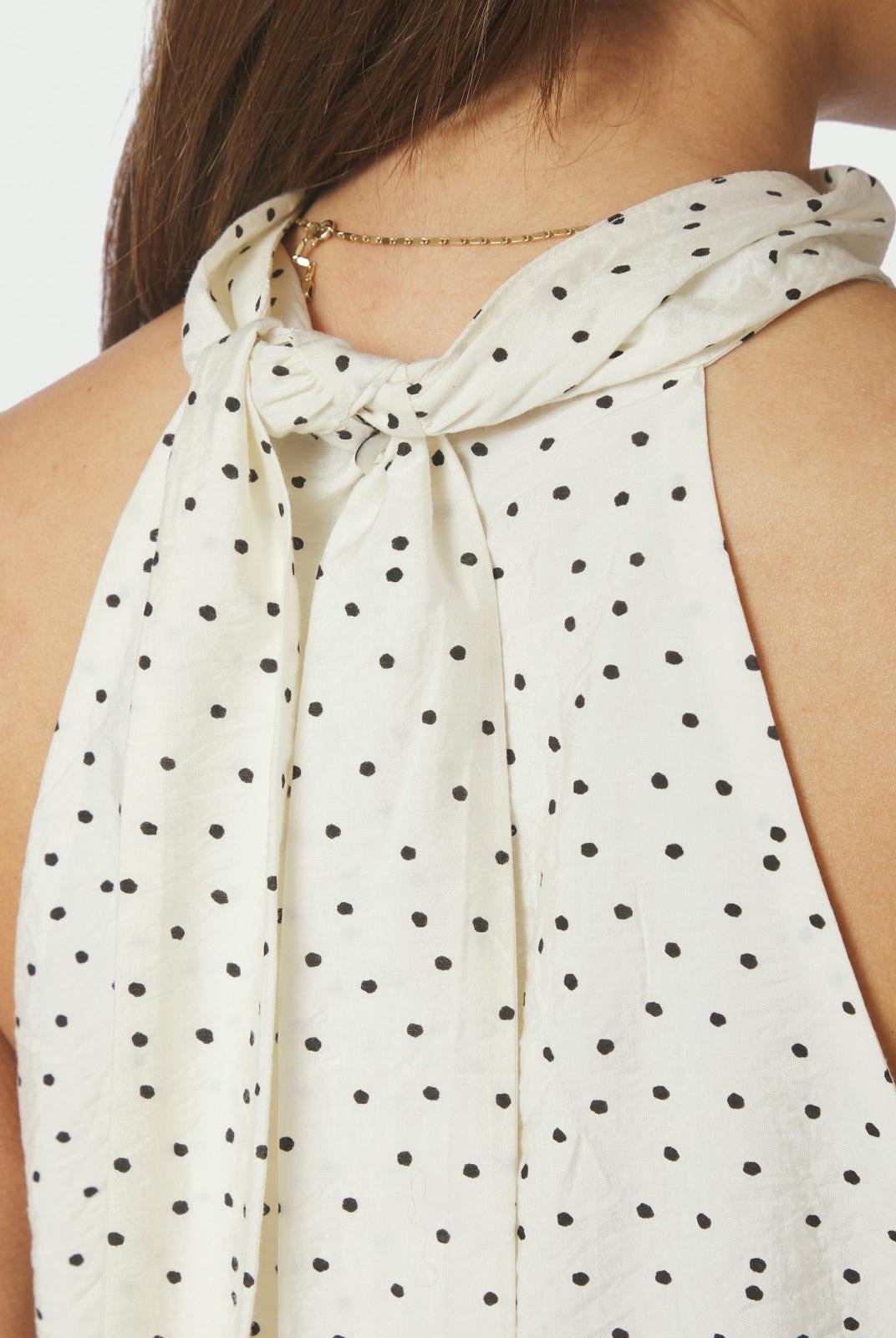 Jos Mini Dot Top - Off White - Topp - Helt Dilla AS