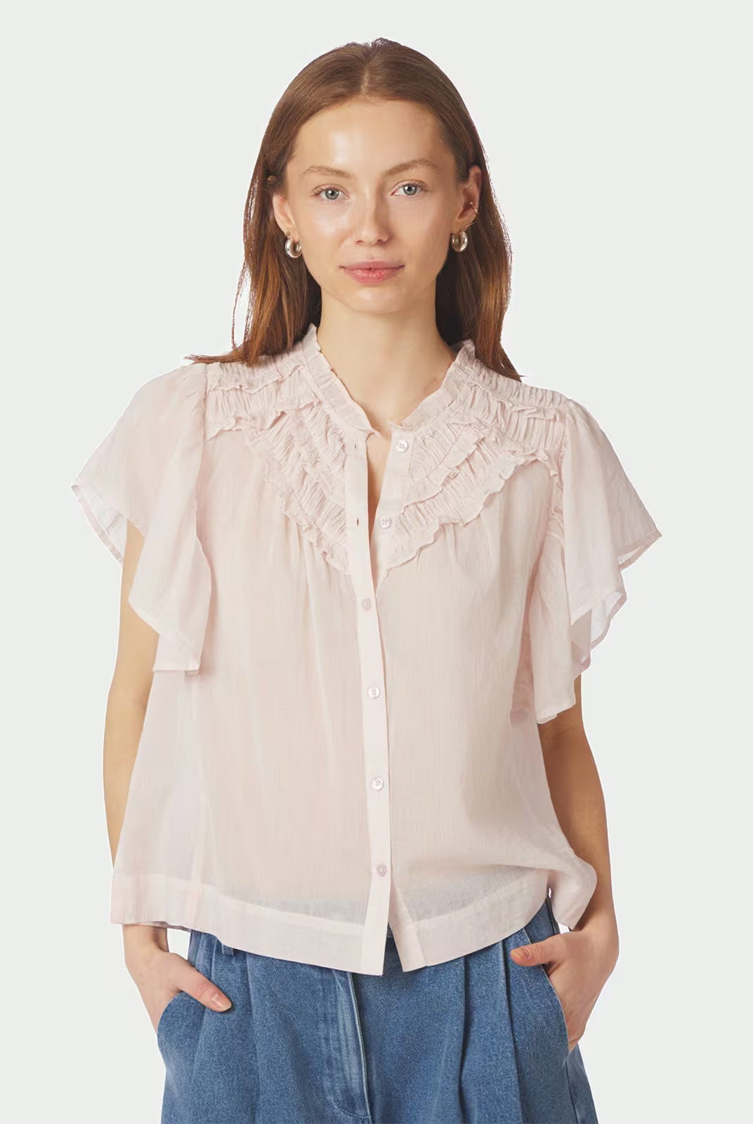 Vinsa S Volie Top - Light Pink - Topp - Helt Dilla AS