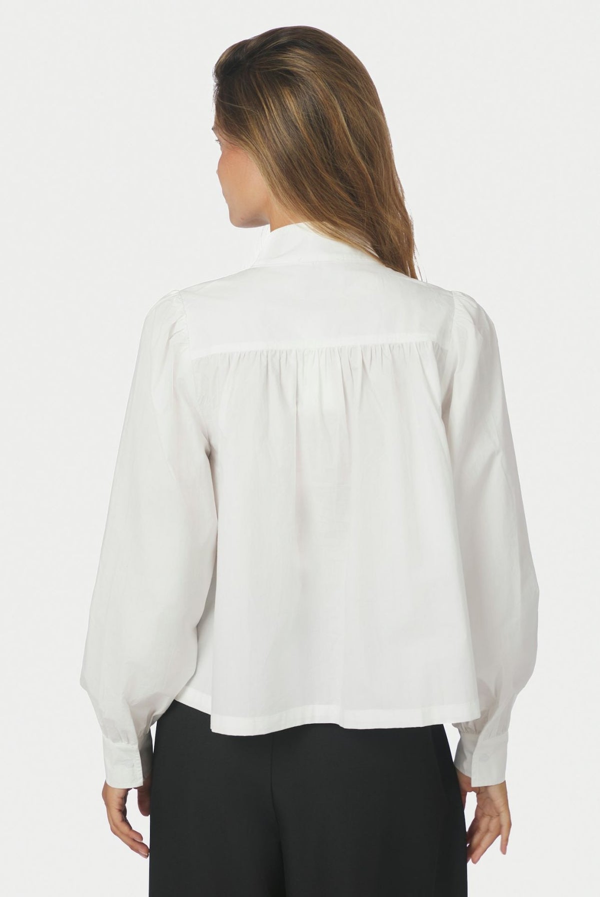 Melya Poplin Shirt - White - Bluser - Helt Dilla AS