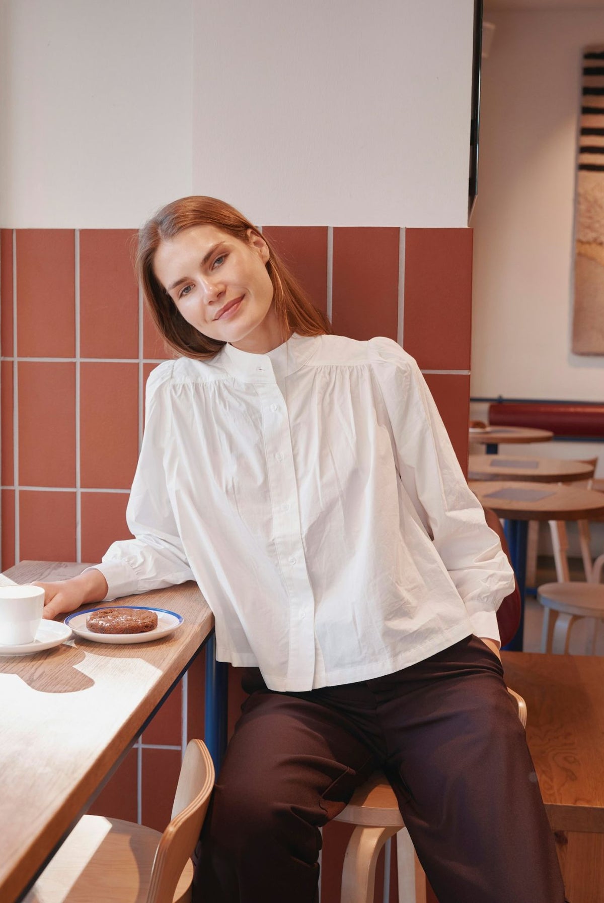 Melya Poplin Shirt - White - Bluser - Helt Dilla AS