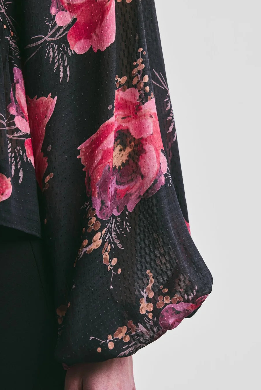 Georgette Blouse - Evening blush - Bluser - Helt Dilla AS