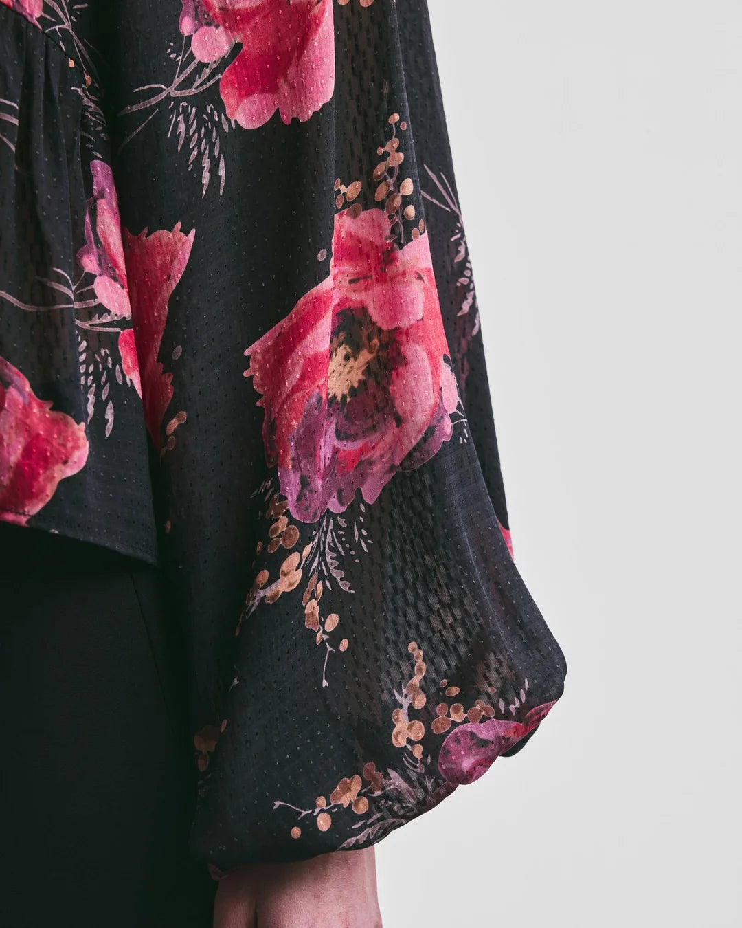 Georgette Blouse - Evening blush - Bluser - Helt Dilla AS