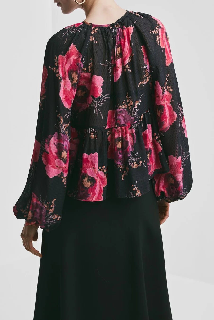 Georgette Blouse - Evening blush - Bluser - Helt Dilla AS