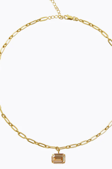Mini Lydia Necklace - Golden Shadow - Tilbehør - Helt Dilla AS