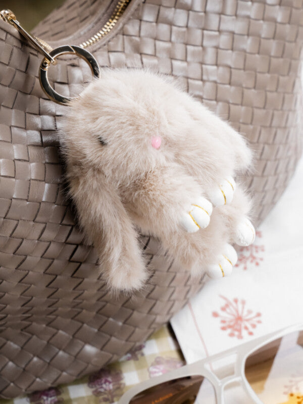Bunny Bag Charm - sand