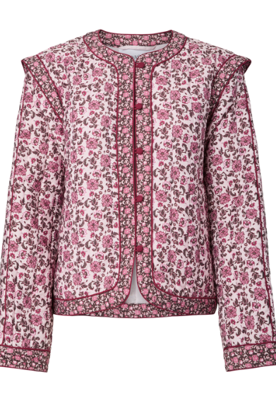 Paula Padded Jacket - Pristine Retriva Print - Yttertøy - Helt Dilla AS