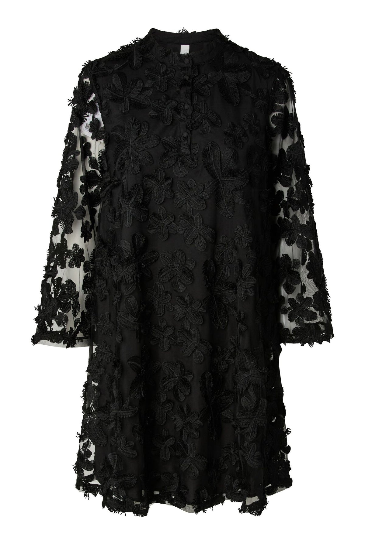 YASKarly 7/8 Short Dress - Black - Kjoler - Helt Dilla AS