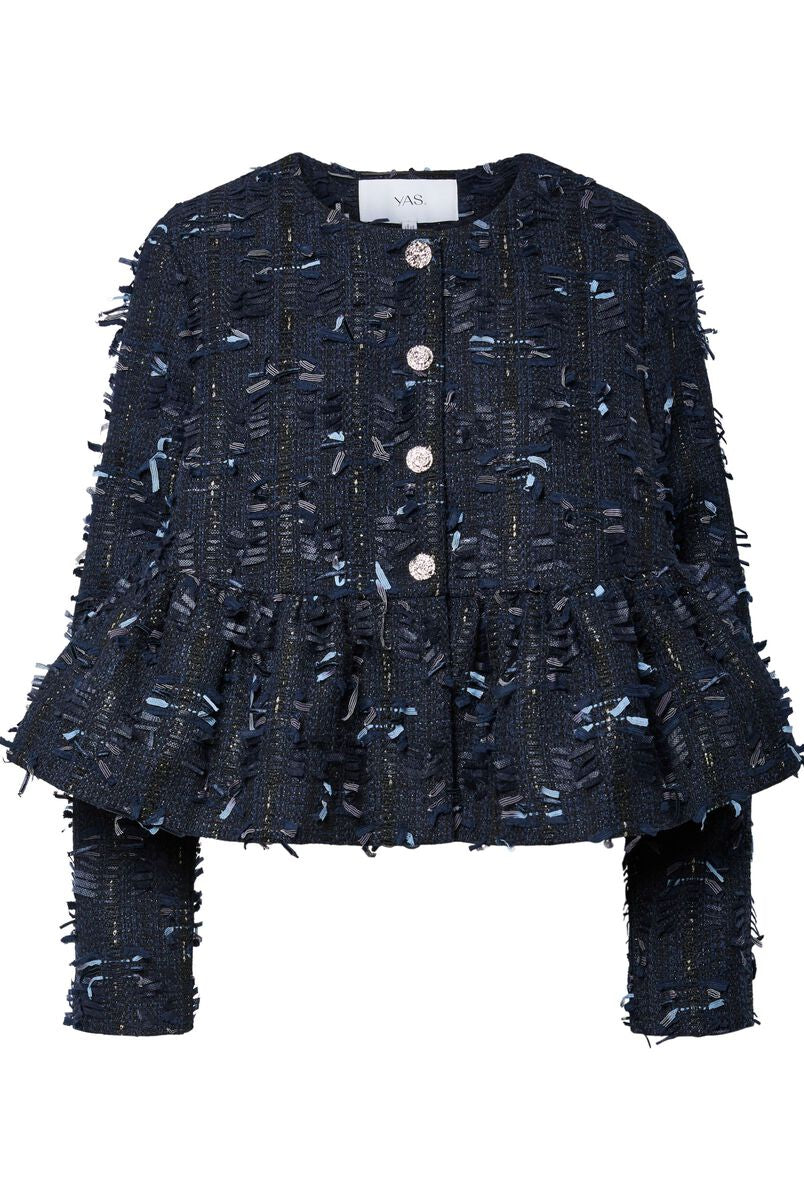 Dira LS Short Jacket - Navy Blazer - Blazer - Helt Dilla AS