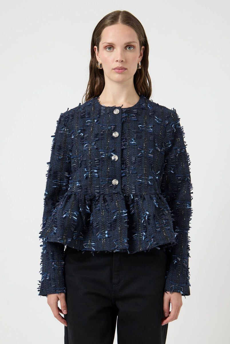 Dira LS Short Jacket - Navy Blazer - Blazer - Helt Dilla AS