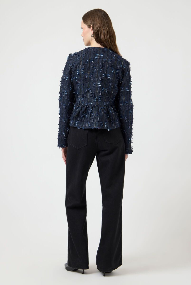 Dira LS Short Jacket - Navy Blazer - Blazer - Helt Dilla AS