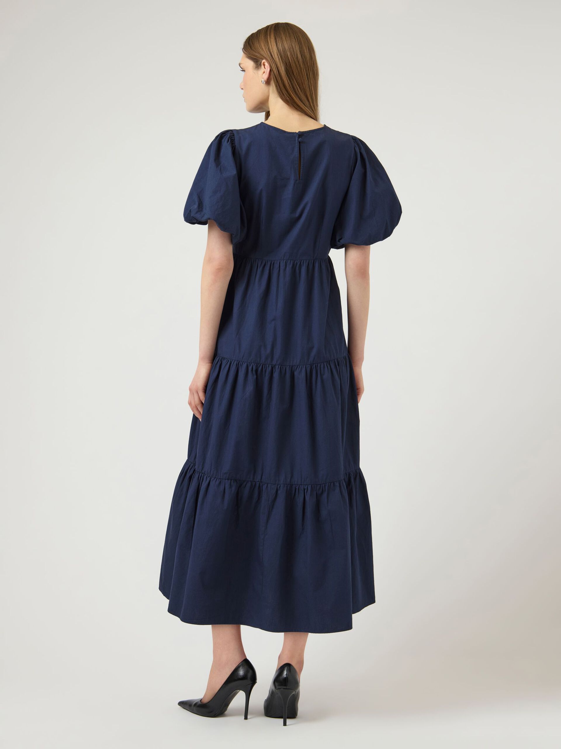 YasColea SS Ankle Dress - Navy Blazer - Kjoler - Helt Dilla AS