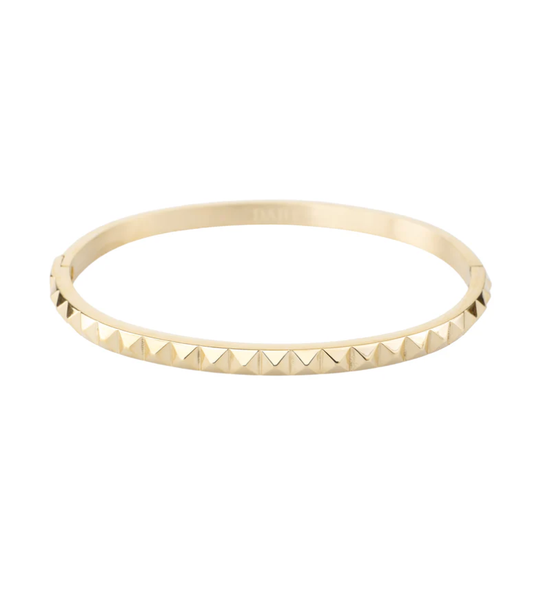 Stud Bangle Thin - Gold