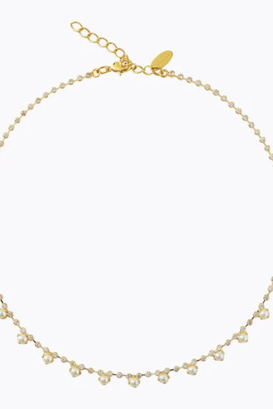 Lily Necklace Gold Pearl - Tilbehør - Helt Dilla AS