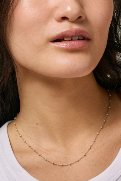 Necklace Lola - Sky - Tilbehør - Helt Dilla AS