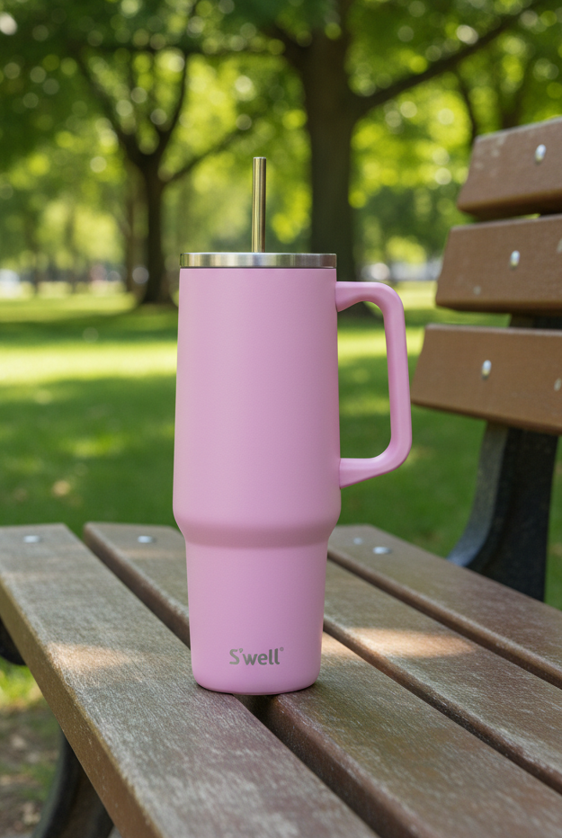 Tumbler XL | 40oz - Hydrangea Pink - Tilbehør - Helt Dilla AS