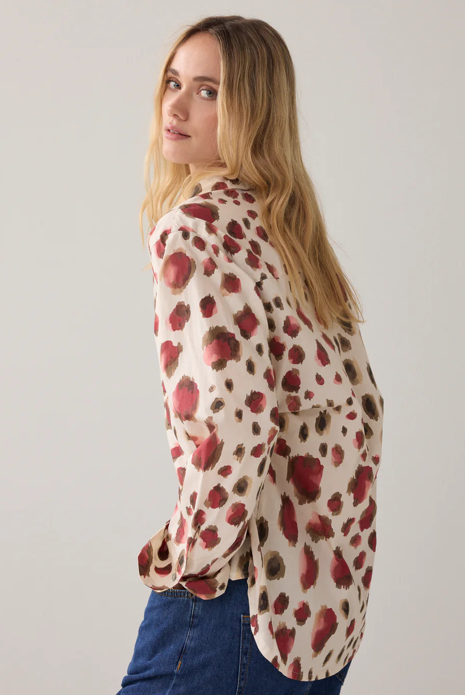 Blouse Animal Print - Multicolour - Bluser - Helt Dilla AS
