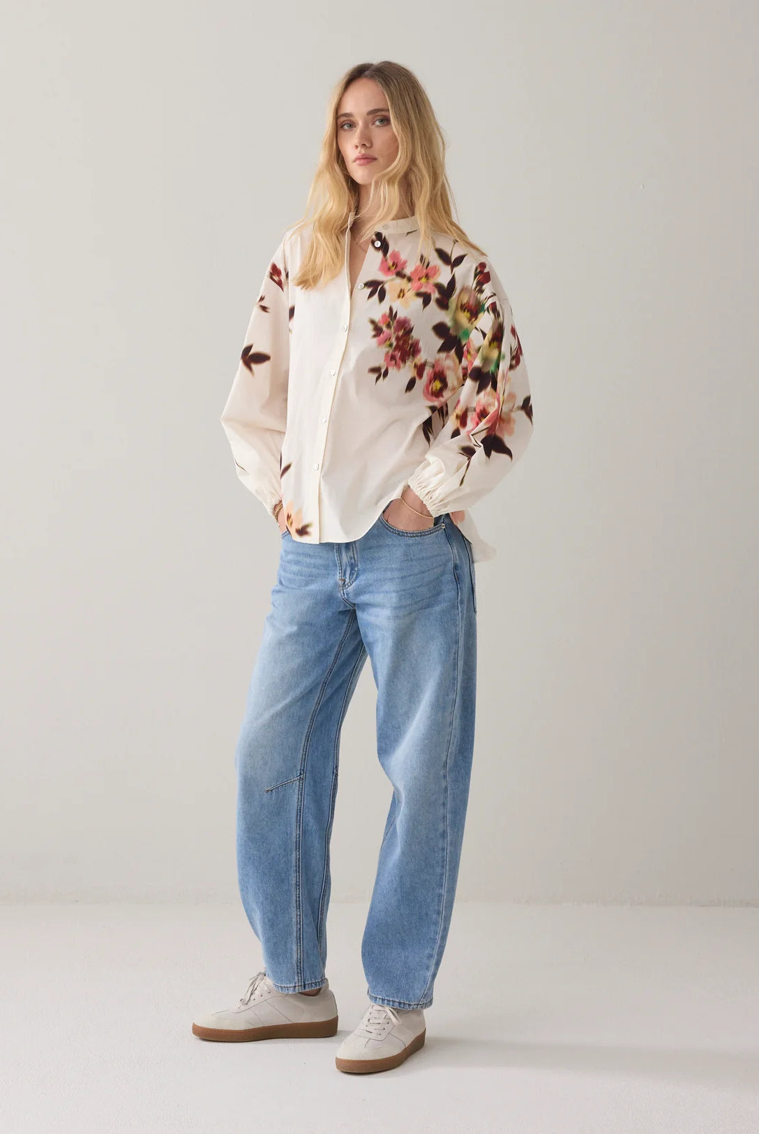 Blouse Faded flower - Bluser - Helt Dilla AS