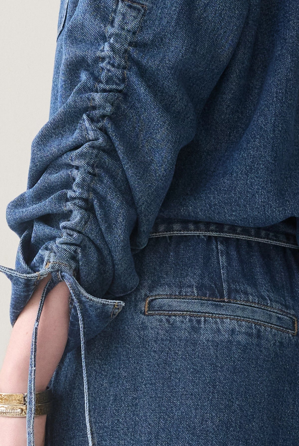 Denim Blouse Twill Tencel - Blue - Skjorter - Helt Dilla AS