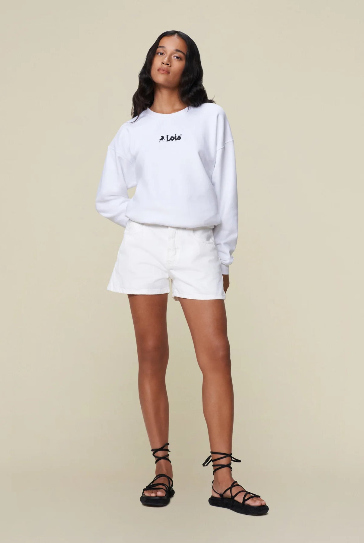 Sandra-C shorts - omaha light white - Shorts - Helt Dilla AS