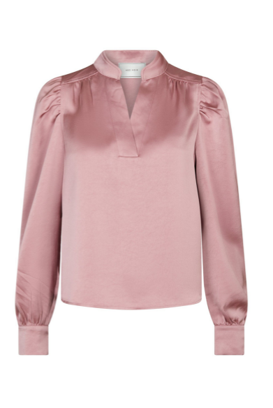 Rosslyn Heavy Sateen Blouse - Evening Rose - Bluser - Helt Dilla AS