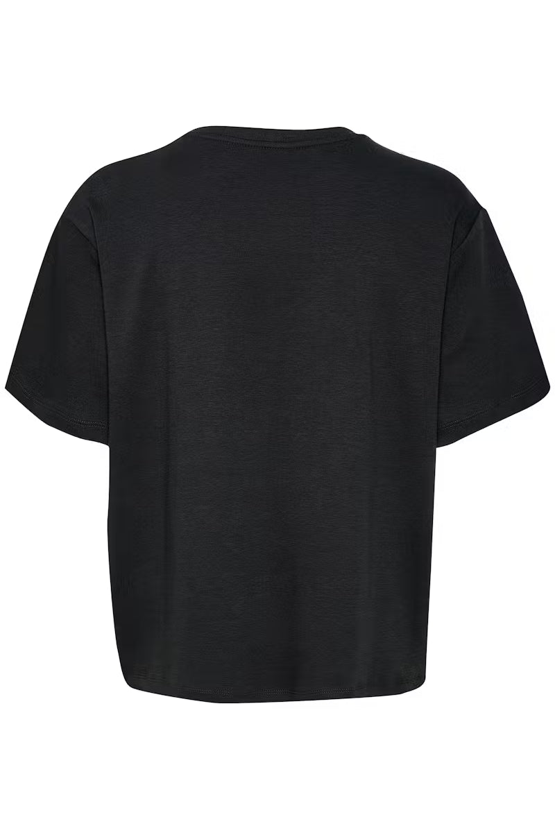 Anne T-shirt - Black - T-skjorter - Helt Dilla AS