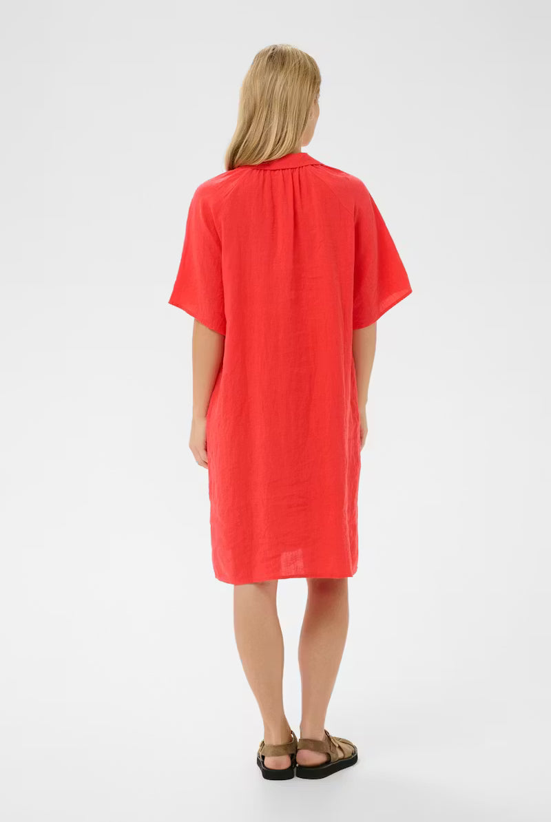 Ayla Dress - Poppy Red - Kjoler - Helt Dilla AS