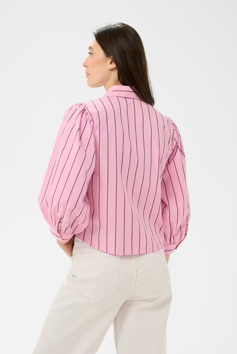 Anais Skjorte - Pink Stripe - Skjorter - Helt Dilla AS