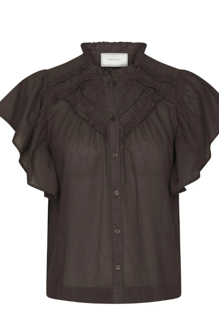 Vinsa S Volie Top - Dark Brown - Topp - Helt Dilla AS
