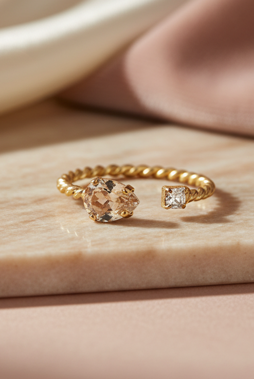 Nani Ring - Golden Shadow - Tilbehør - Helt Dilla AS