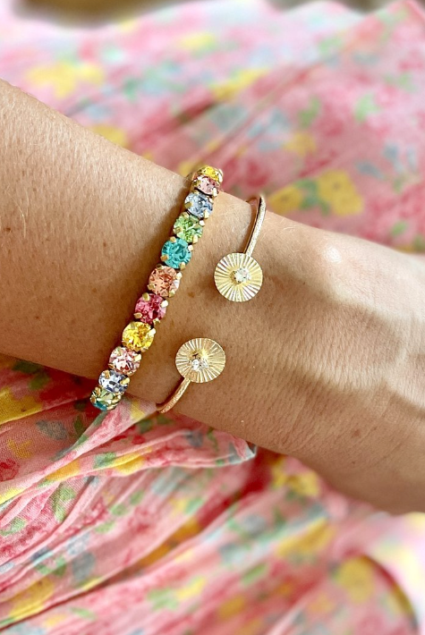 Odessa braclet - crystal - Tilbehør - Helt Dilla AS