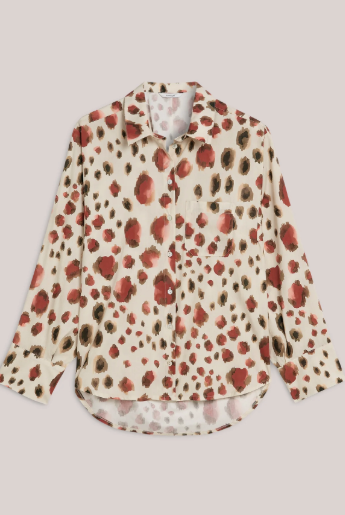Blouse Animal Print - Multicolour - Bluser - Helt Dilla AS