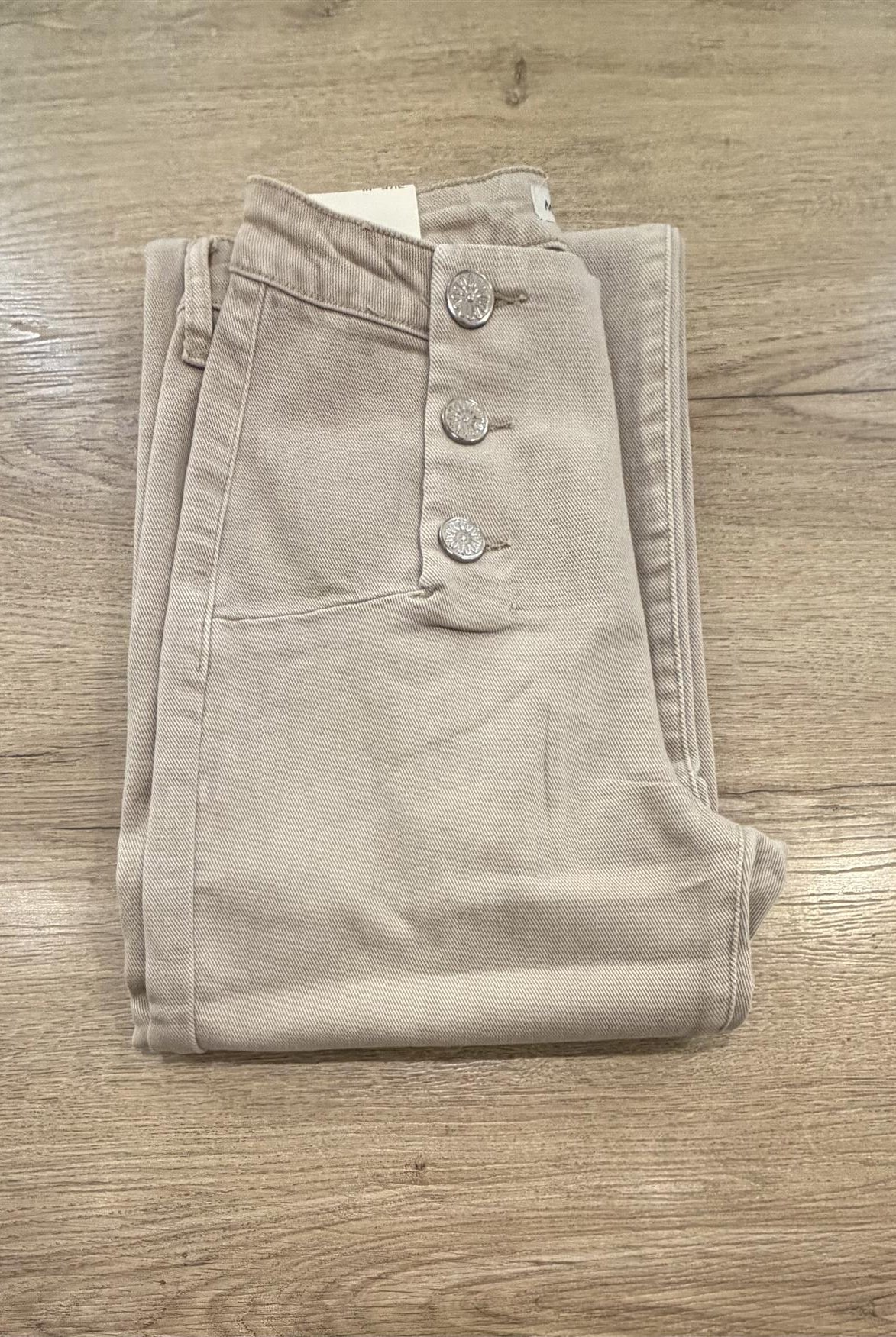 Miss Bon Jeans - Beige Sailor Front - Bukser - Helt Dilla AS
