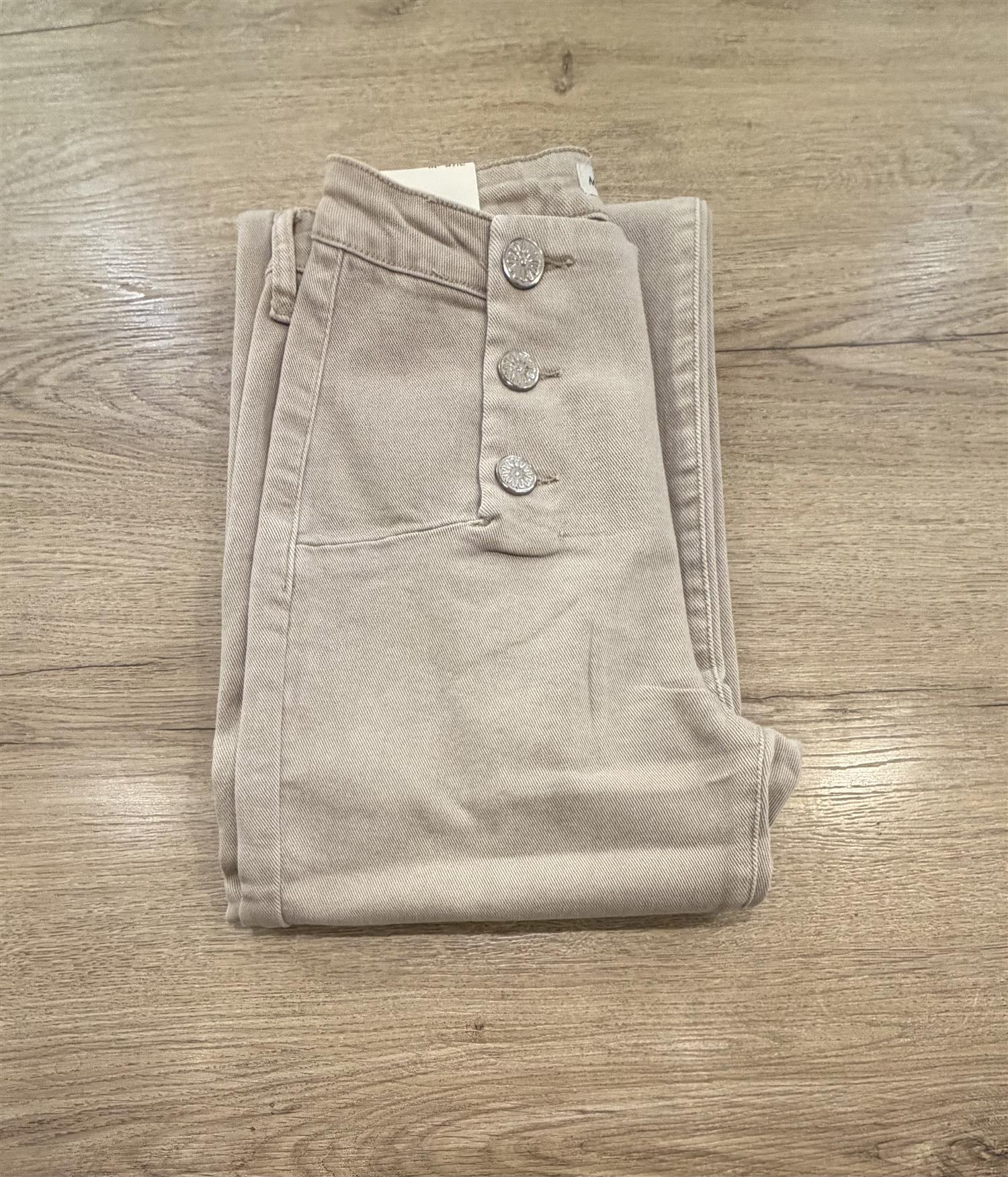 Miss Bon Jeans - Beige Sailor Front - Bukser - Helt Dilla AS