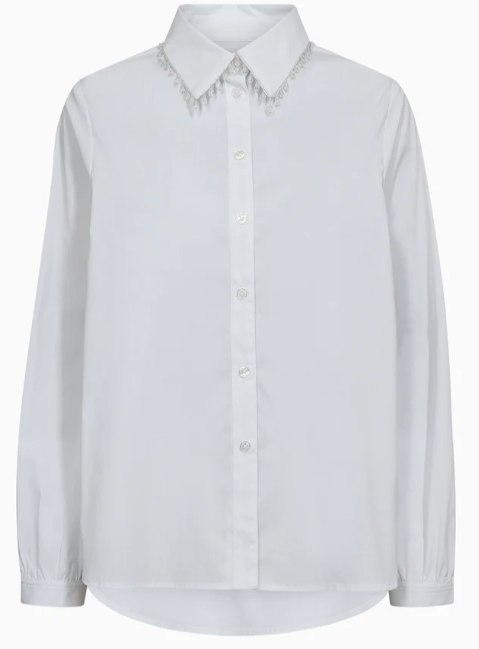 Dahlia shirt - hvit - Bluser - Helt Dilla AS
